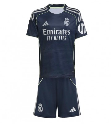 Real Madrid Rodrygo Goes #11 Udebanetrøje Børn 2025-26 Kortærmet (+ Korte bukser)